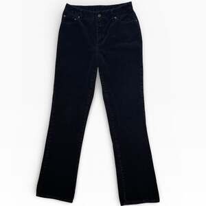 Jeanology Black Corduroy Pants Girls Size 10T Stretch Casual